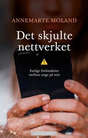 Omslag: "Det skjulte nettverket : farlige forbindelser mellom unge på nett" av Annemarte Moland