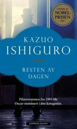 Omslag: "Resten av dagen" av Kazuo Ishiguro