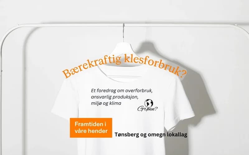 T-skjorte på klesstativ