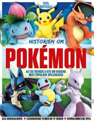 Omslag: "Historien om Pokémon" av Inger Marit Hansen