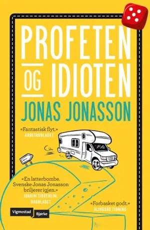 Omslag: "Profeten og idioten" av Jonas Jonasson