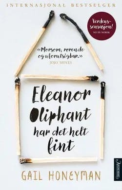 Omslag: "Eleanor Oliphant har det helt fint" av Gail Honeyman