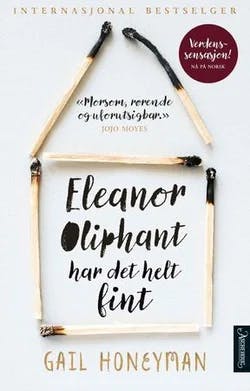 Omslag: "Eleanor Oliphant har det helt fint" av Gail Honeyman