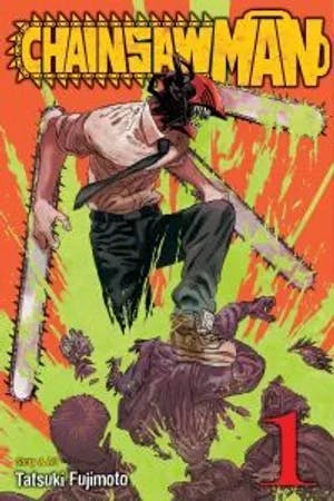 Omslag: "Chainsaw man. 1. Dog and chainsaw" av Tatsuki Fujimoto