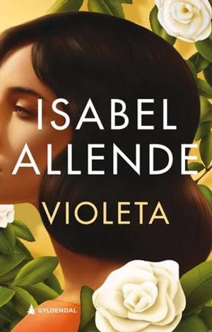 Omslag: "Violeta" av Isabel Allende
