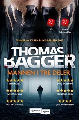 Omslag: "Mannen i tre deler" av Thomas Bagger