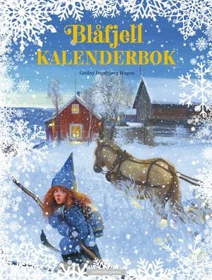 Omslag: "Blåfjell kalenderbok" av Gudny Ingebjørg Hagen