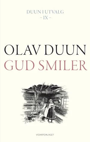 Omslag: "Gud smiler" av Olav Duun