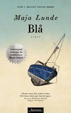 Omslag: "Blå : roman" av Maja Lunde